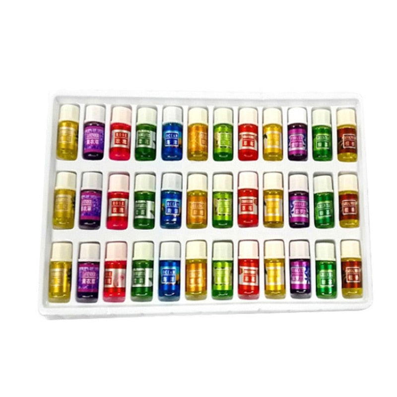 Oils 36Pcs/Set Essential Oil 12 Kind 3ML Fragrance Aromatherapy Oil Natural Spa Oil Pack