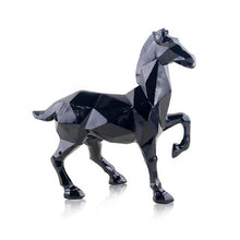 Load image into Gallery viewer, Modern Abstract  Horse  Statue Home Decoration Statue&amp;Sculpture Window Display Gift Horse Geometric Resin Horse Sculpture