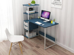 Student Desk with Bookshelf Bedroom Computer Desk Dressing Table Corner Table