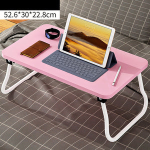 Foldable Desk Home Computer Stand Laptop Desk Notebook Desk Laptop Table for Bed Sofa Tray Picnic Table Dormitory Studying Table