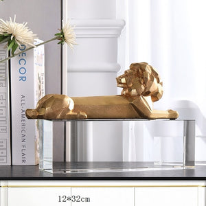 Modern Simple Creative Lion Art Sculpture