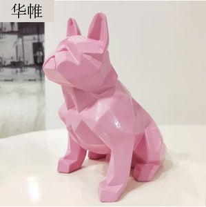 Nordic Abstract Minimalist French Bull Dog figurine