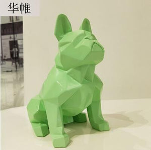 Nordic Abstract Minimalist French Bull Dog figurine