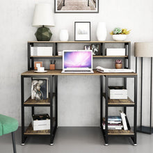 Load image into Gallery viewer, Computer Desk 47” with 2 x bookshelves. Only Ships to the United States