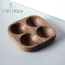 Load image into Gallery viewer, wooden egg storage box for 4 eggs by FunkChez