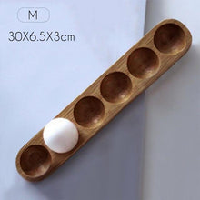 Load image into Gallery viewer, wooden egg storage box for 6 eggs by FunkChez